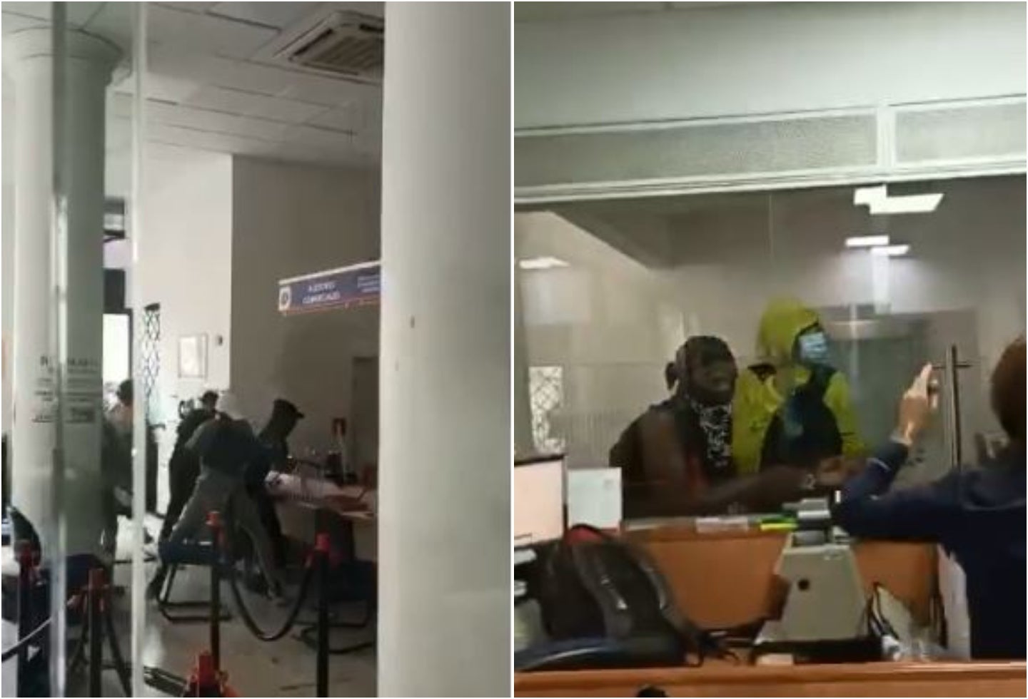 El terror de empleados de banco vandalizado en Cali: “Acá hay personas"