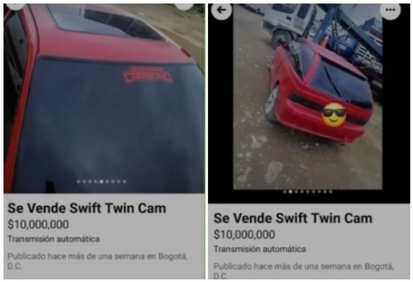 Robo de carro en Bogotá