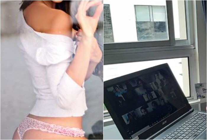 Clase virtual. Profesor tiene relaciones sexuales con su esposa