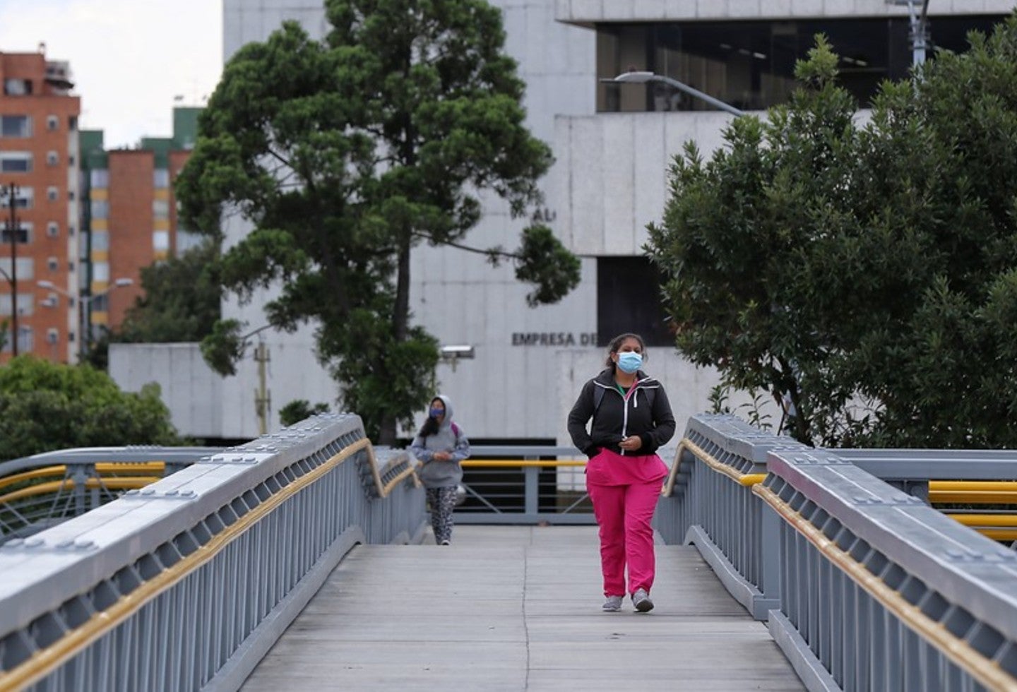 Así se veía Bogotá en cuarentena decretada en 2020.