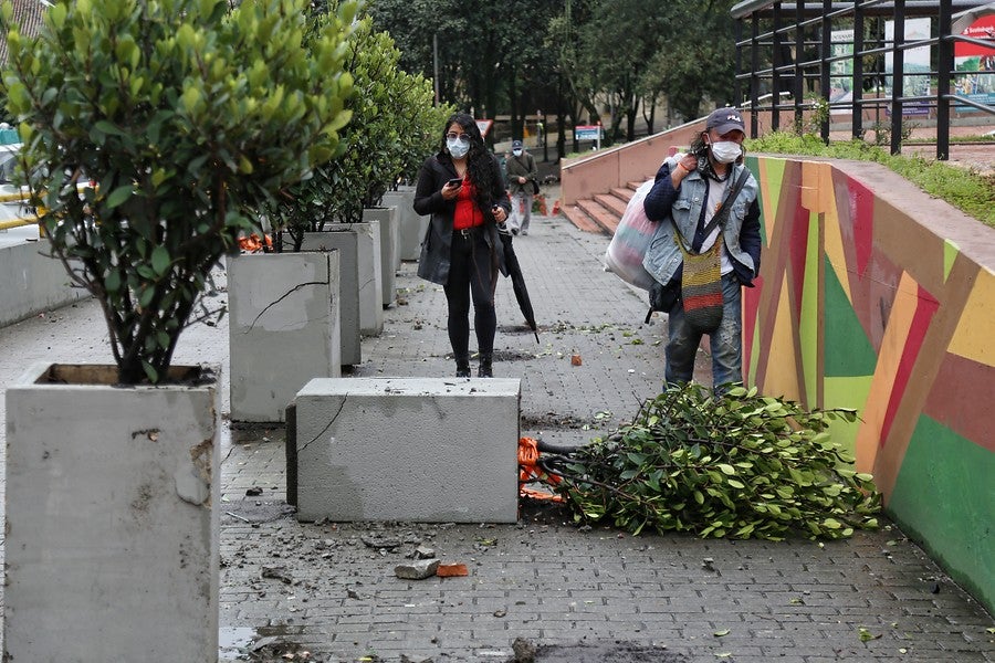 Vandalismo en paro nacional 28 de abril