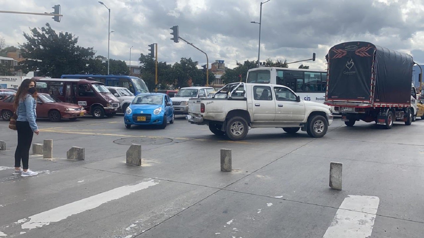 Protesta en la Av. NQS