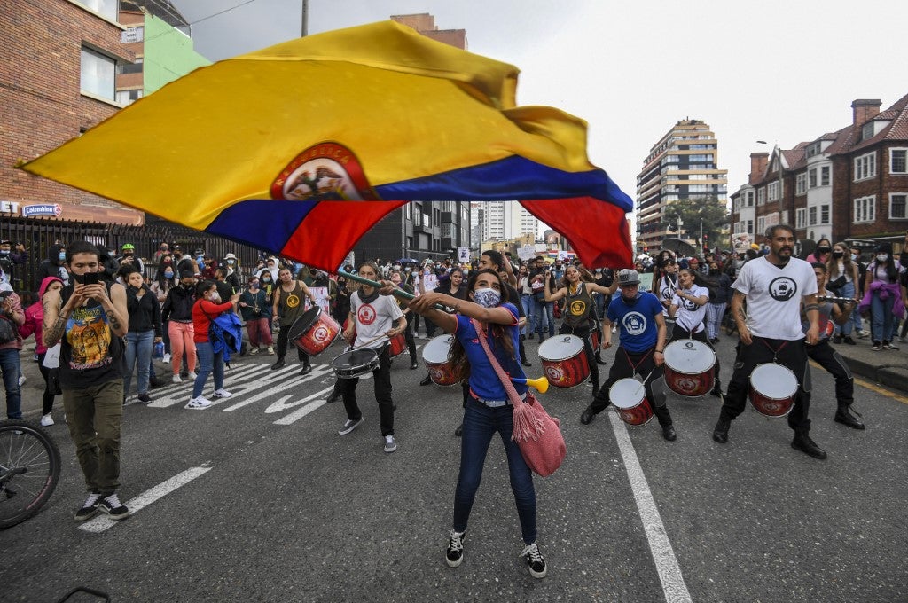 Marchas en Bogotá