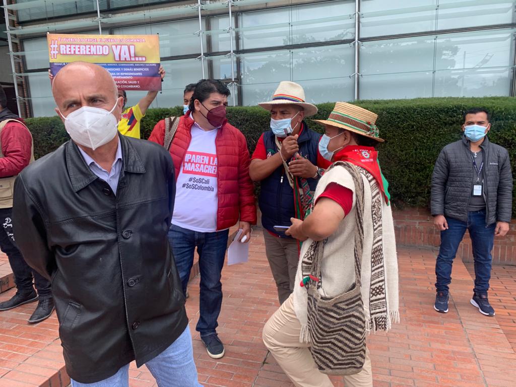 Comité de paro nacional en el inicio de las conversaciones con el Gobierno