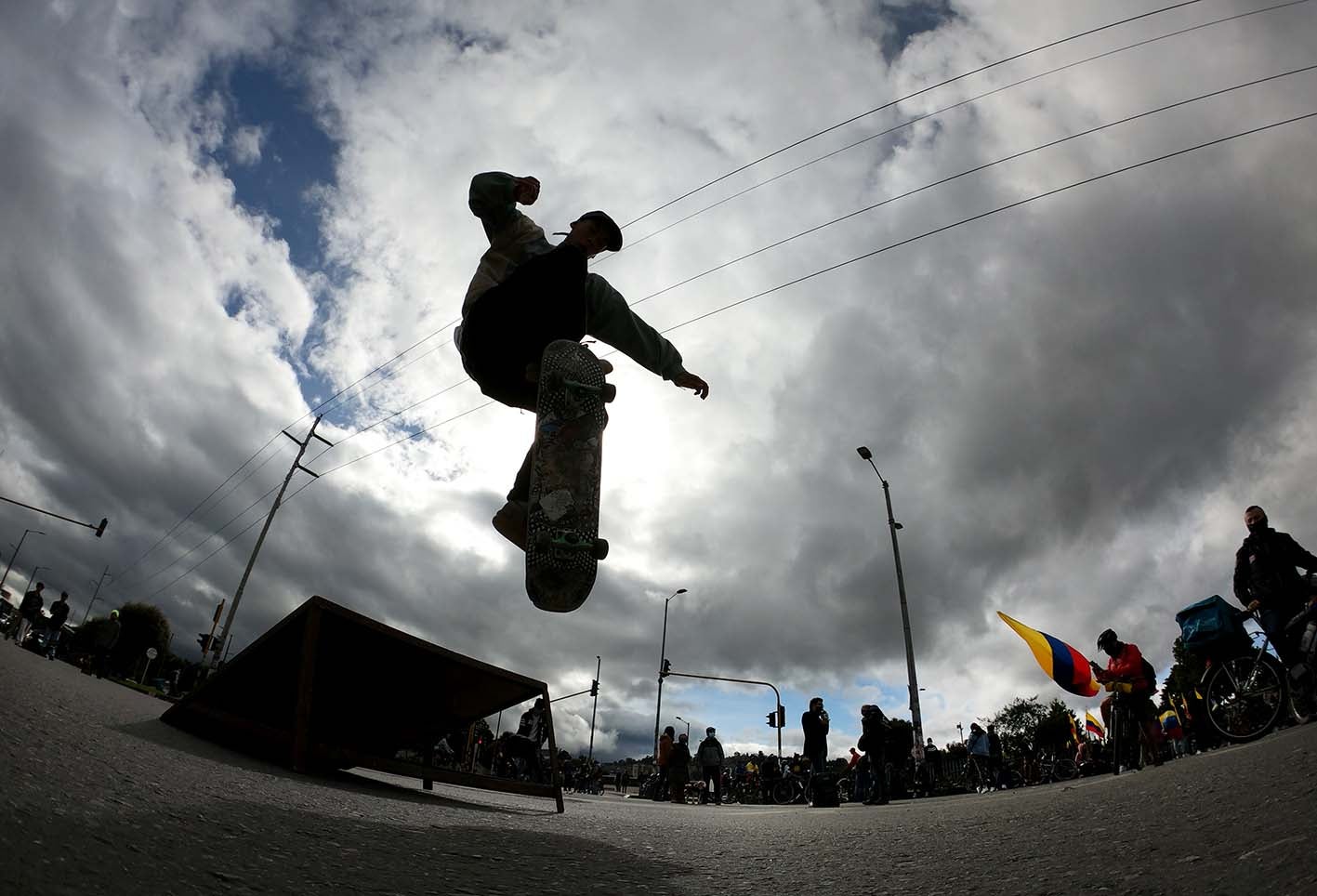 Protestas en Bogotá - bloqueos en Bogotá 12 de mayo