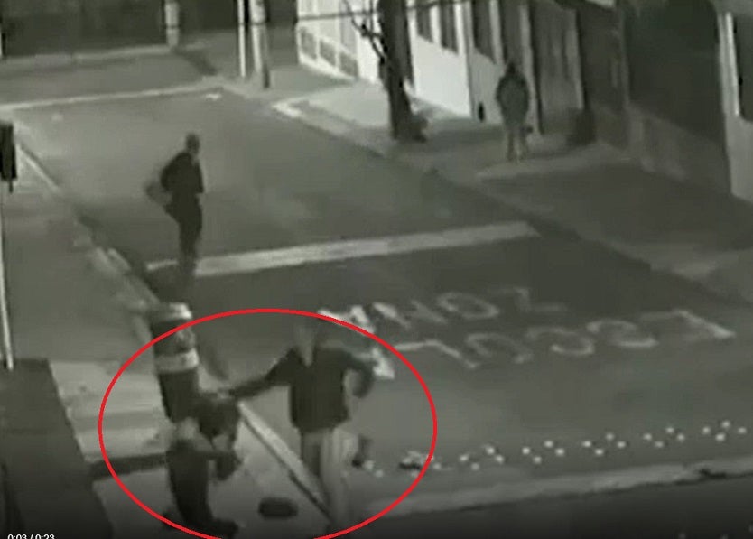 Hombre le propinó golpiza a un habitante de calle en Bogotá