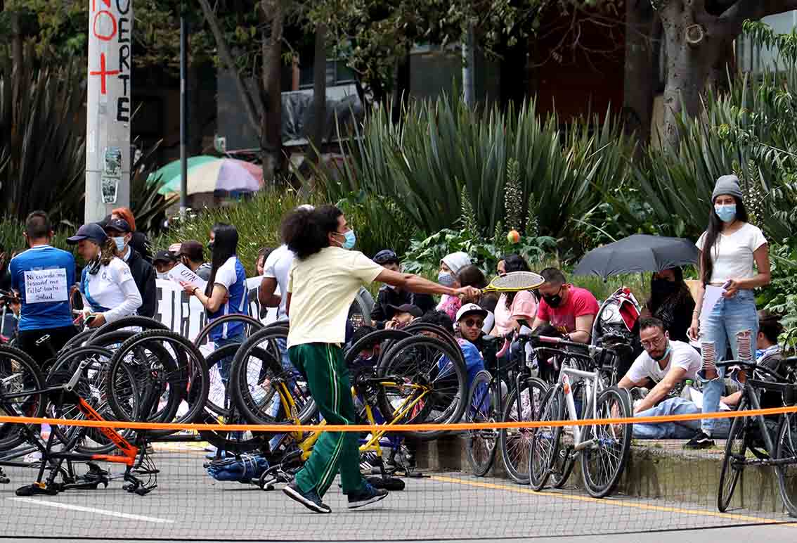 Protestas en Bogotá - bloqueos en Bogotá 12 de mayo