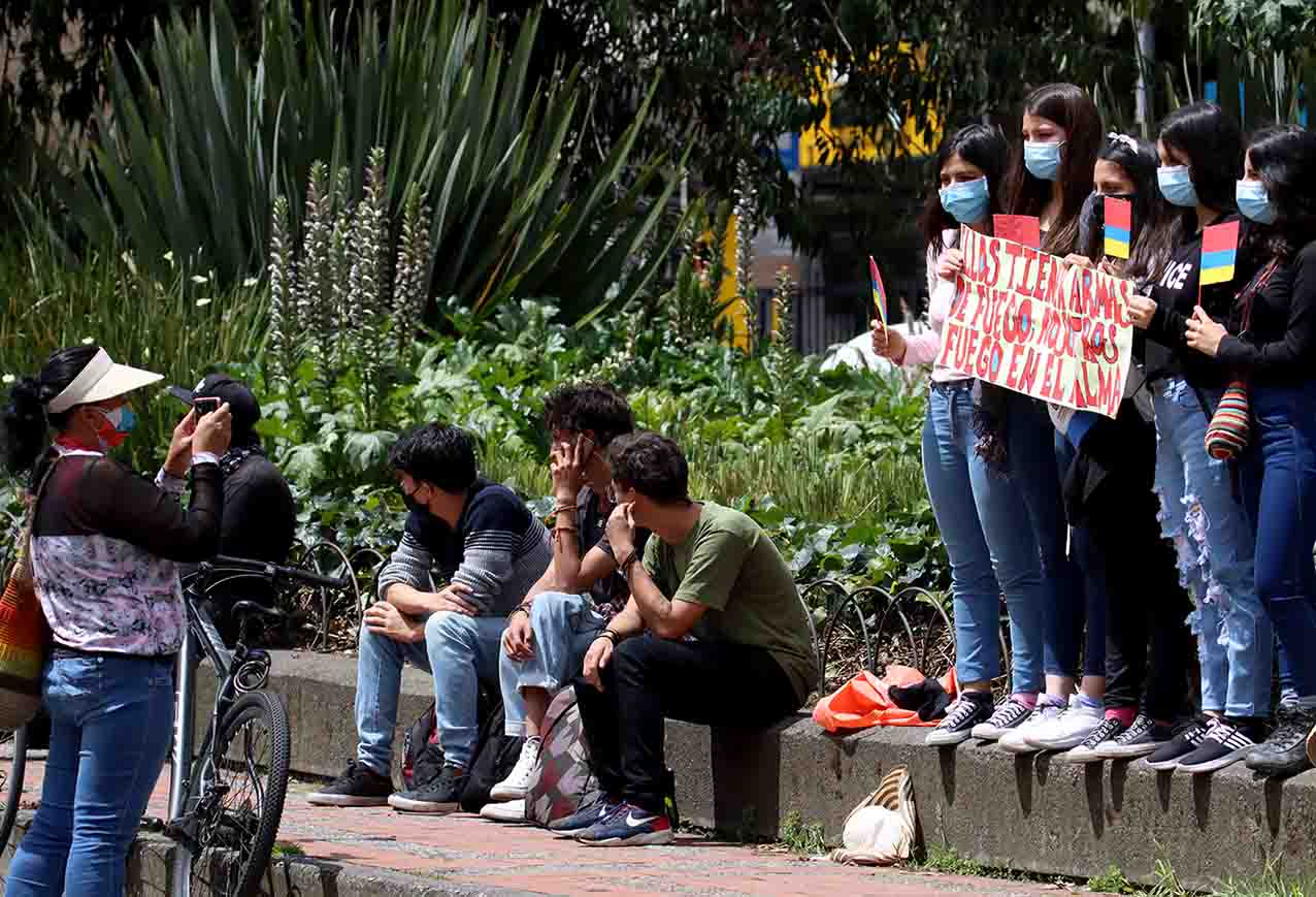 Protestas en Bogotá - bloqueos en Bogotá 12 de mayo