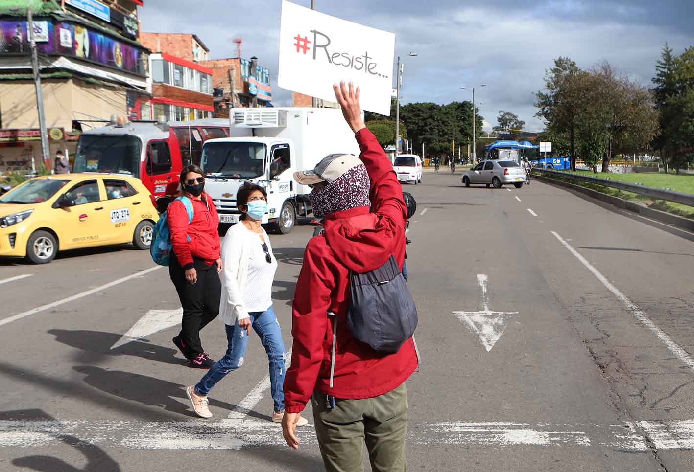 Protestas en Bogotá - bloqueos en Bogotá 12 de mayo