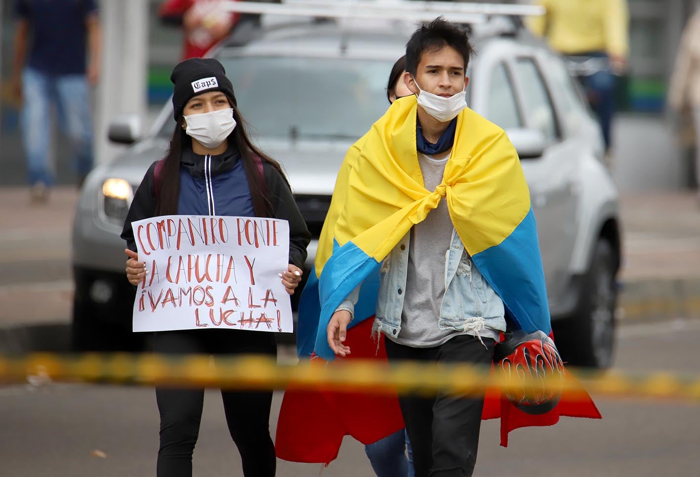 Protestas en Bogotá - bloqueos en Bogotá 12 de mayo