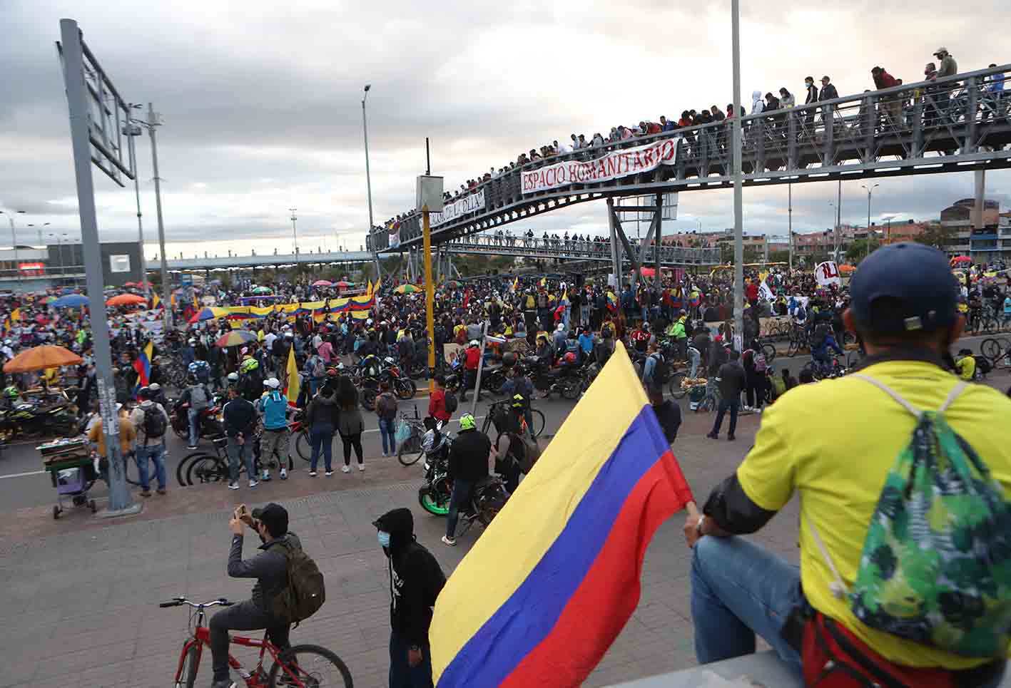 Enfrentamiento en el Portal Las Américas