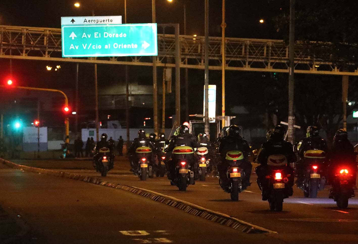 ENFRENTAMIENTOS ENTRE MANIFESTANTES Y POLICIA DEL ESMAD EN SOACHA