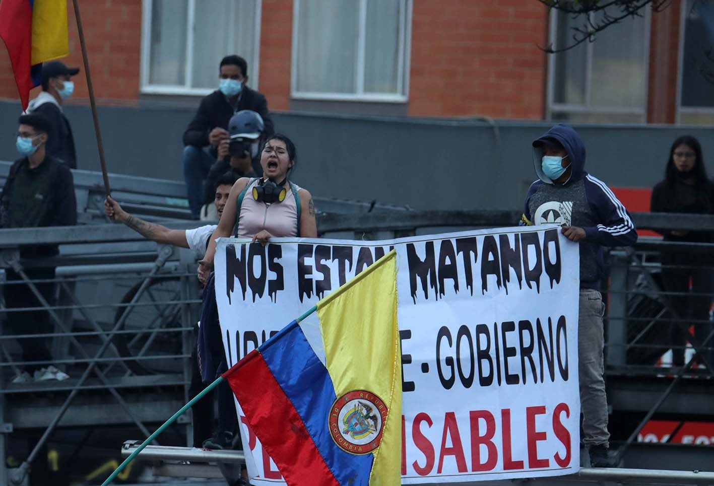 Enfrentamiento en el Portal Las Américas