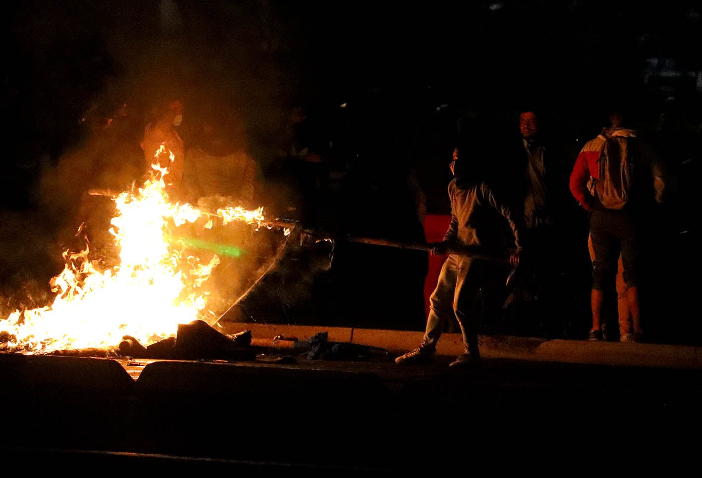 Enfrentamiento en el Portal Las Américas