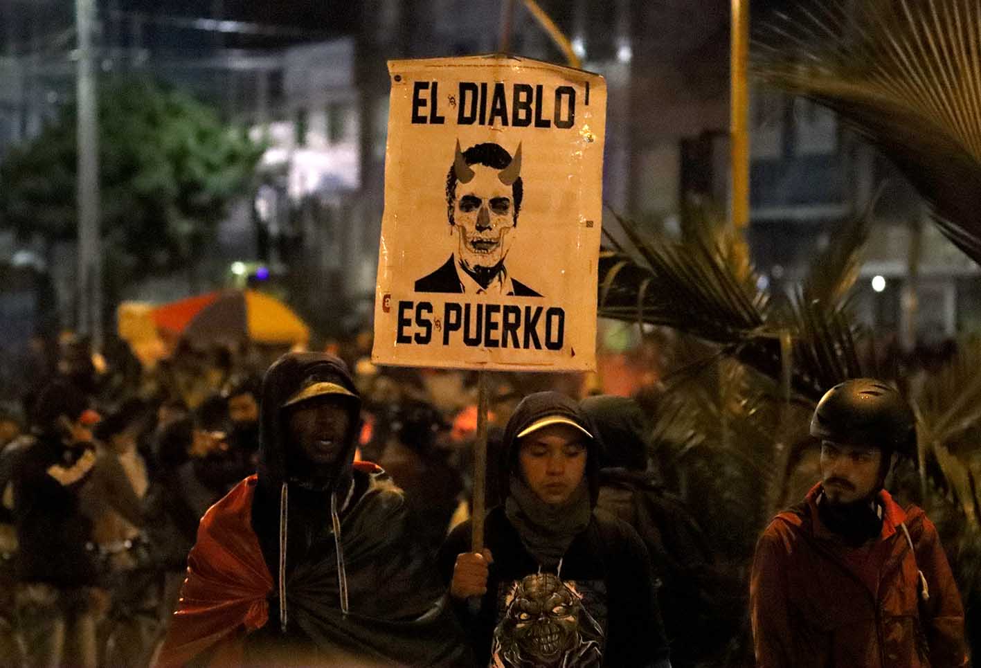 Enfrentamiento en el Portal Las Américas