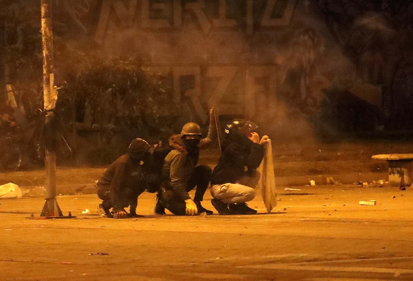 Enfrentamiento en el Portal Las Américas