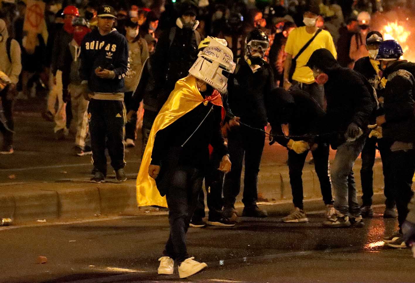 Enfrentamiento en el Portal Las Américas