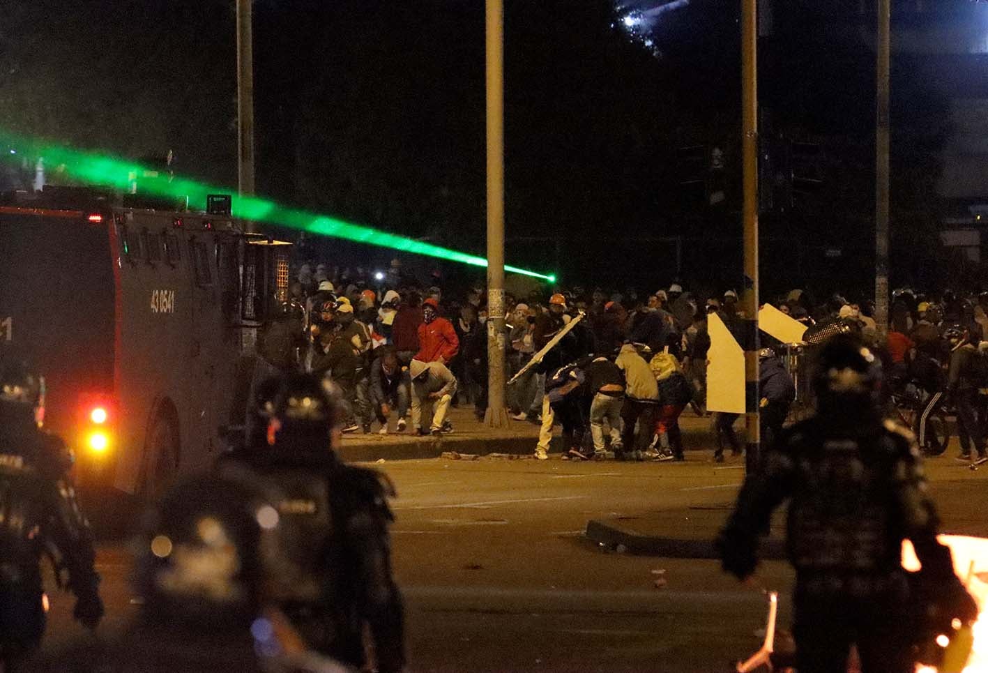 Enfrentamiento en el Portal Las Américas