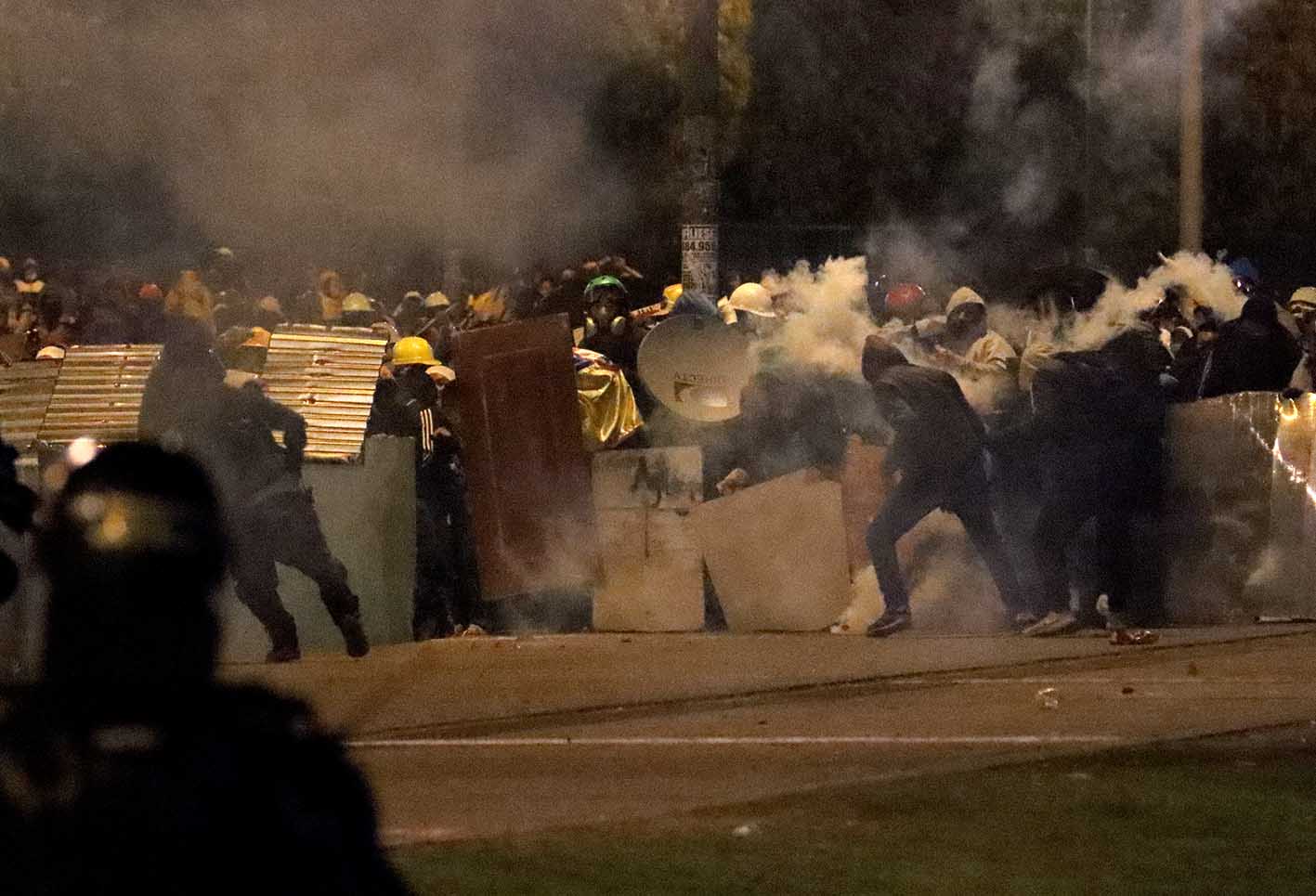 Enfrentamiento en el Portal Las Américas