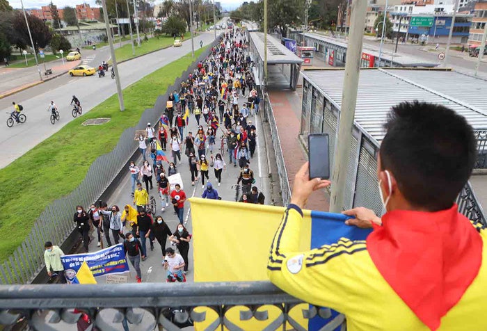 Protestas en Bogotá/ Paro nacional el 12 de mayo de 2021