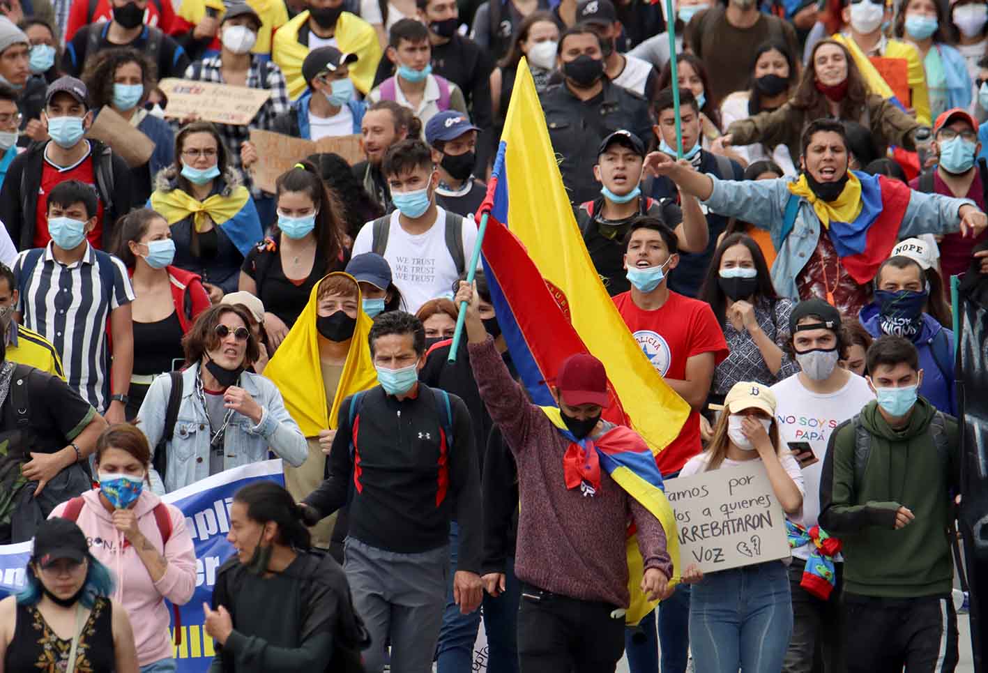 Protestas en Bogotá /Paro nacional el 12 de mayo de 2021