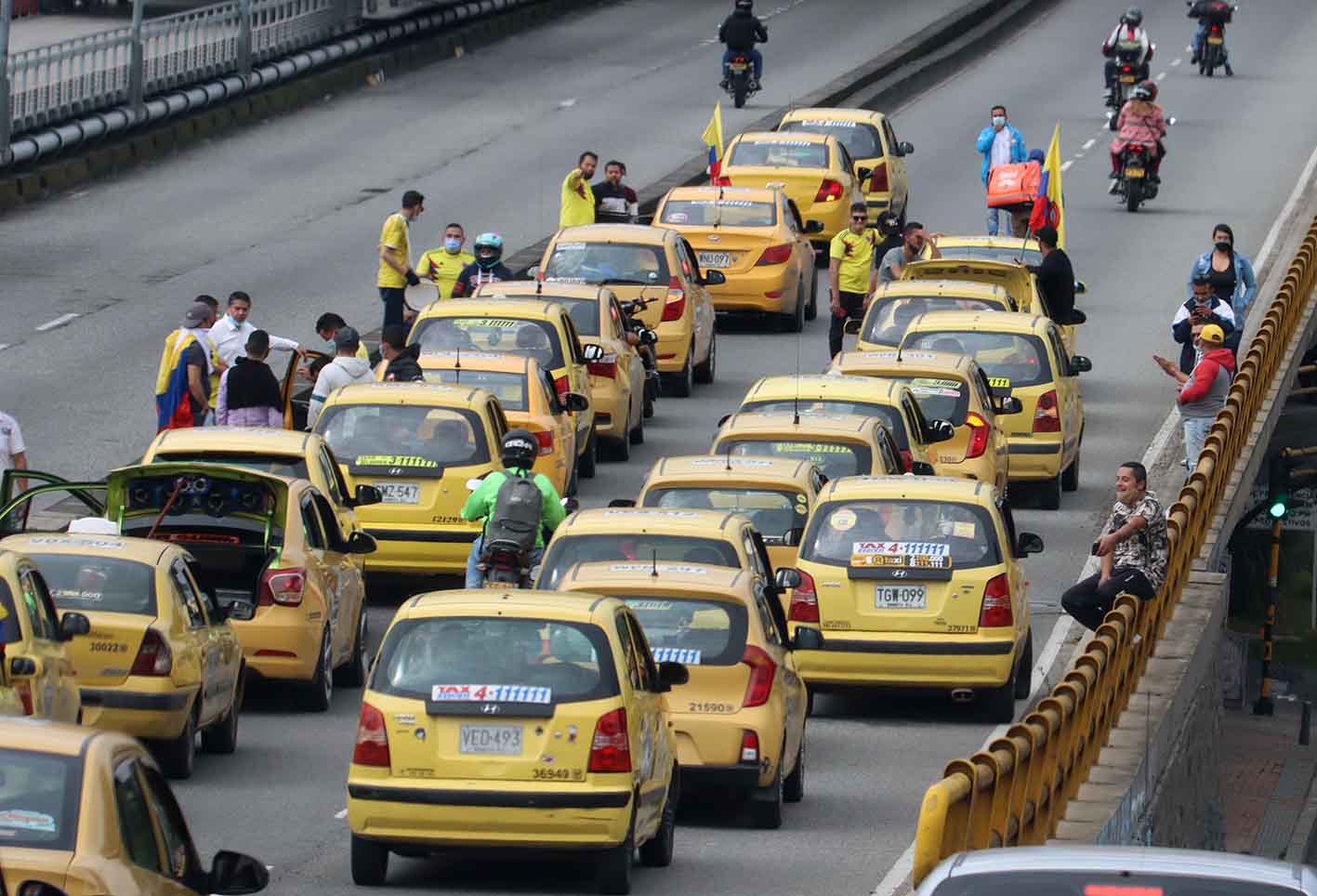 Taxistas de Bogotá / Paro de taxistas