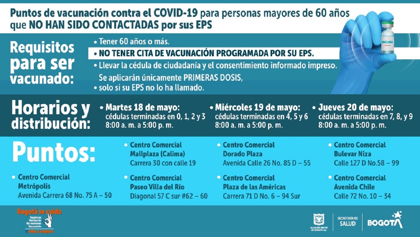 Vacunación en Bogotá