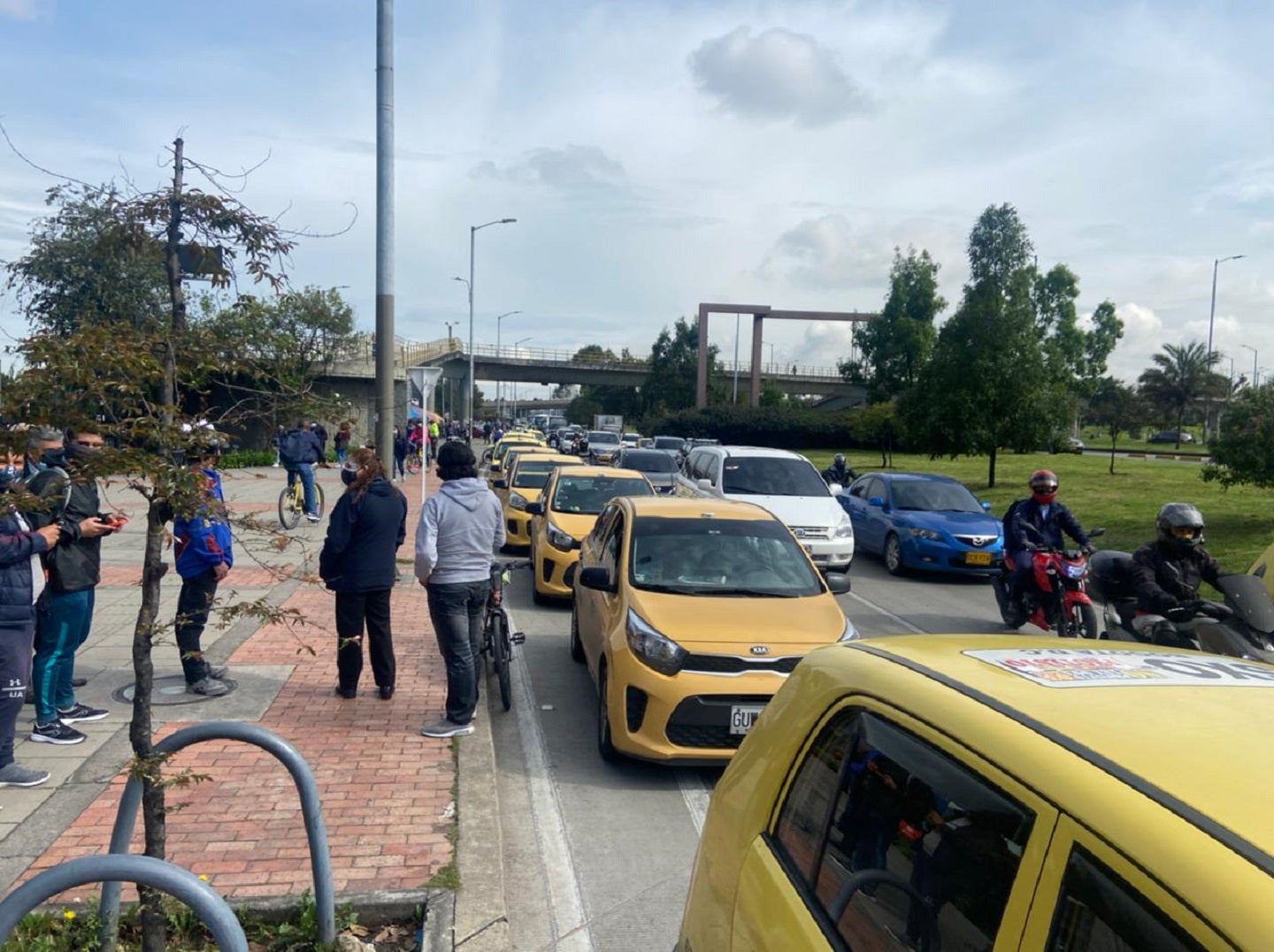 Protesta de Taxistas