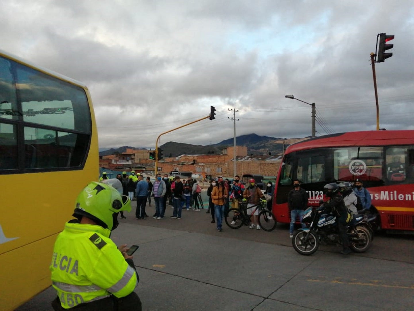 Cierre de los portales Usme y Tunal por bloqueos