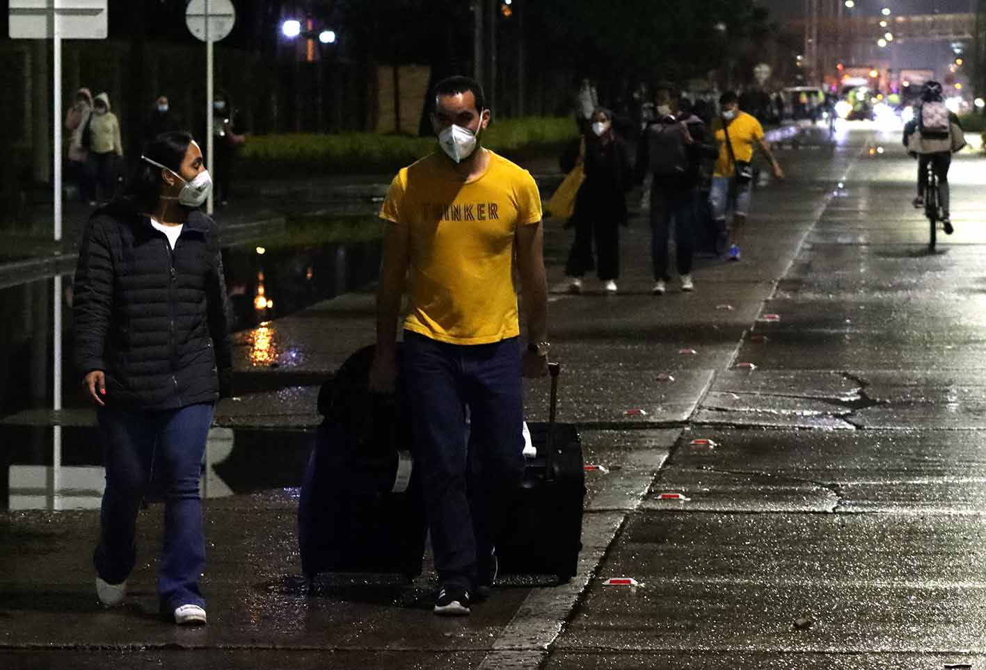 Protestas en Bogotá - Enfrentamientos en Fontibón
