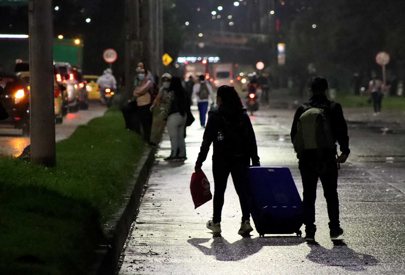 Protestas en Bogotá - Enfrentamientos en Fontibón
