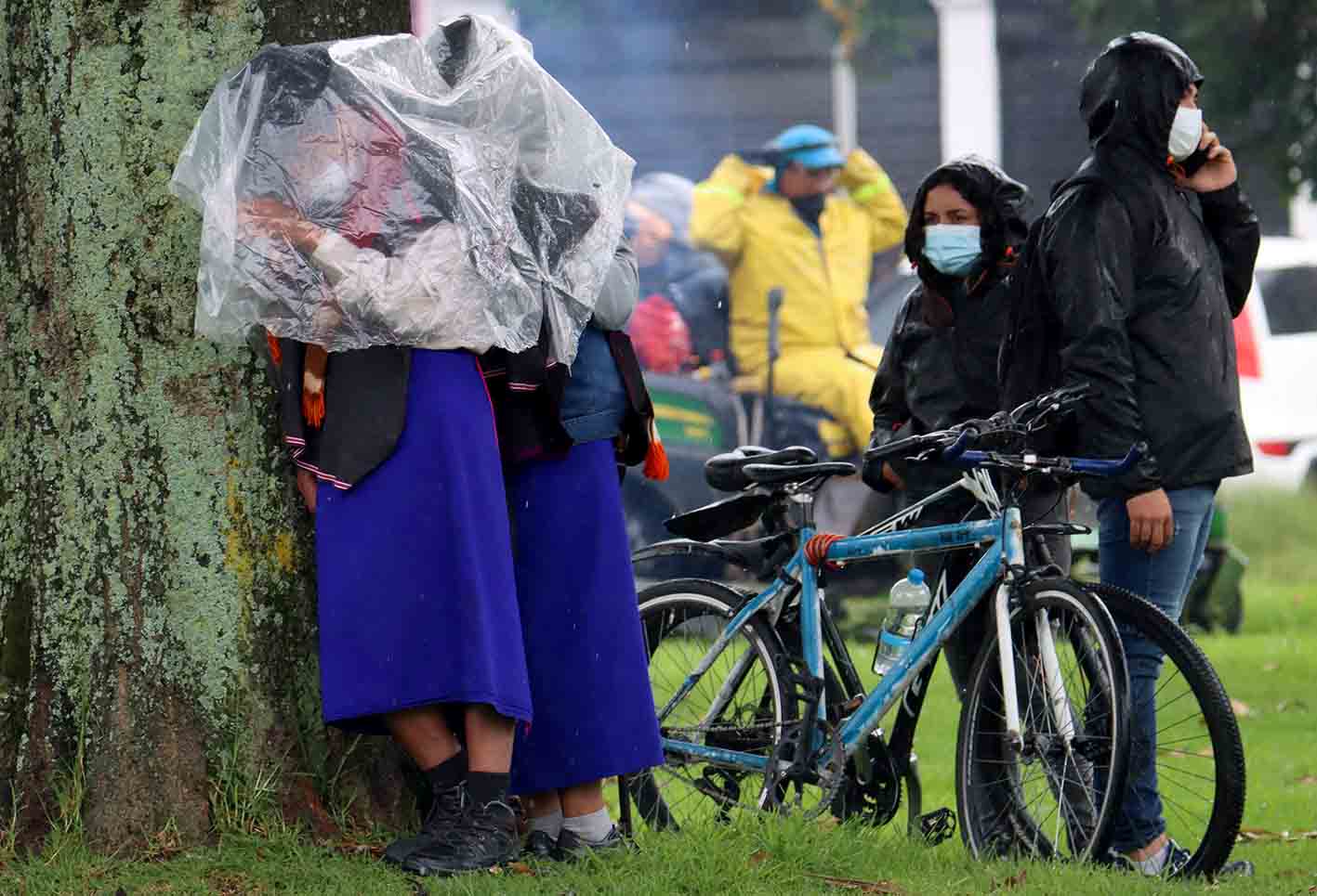 Indígenas del Pueblo Misak - protestas en Bogotá 9 de junio