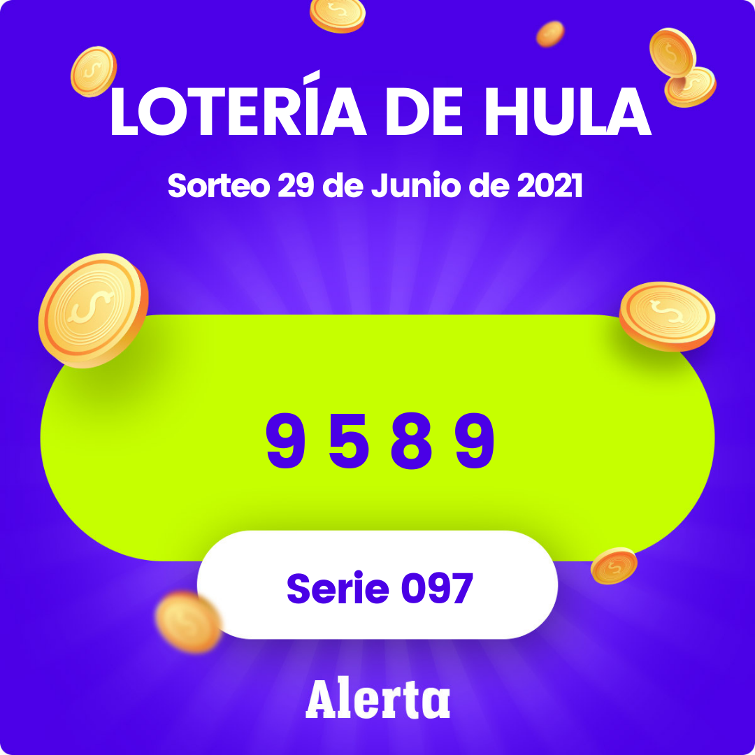 Lotería de Huila resultados martes 29 de junio
