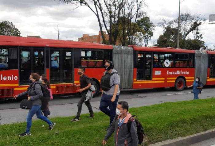 Problemas de movilidad en Bogotá por protestas del 23 de junio