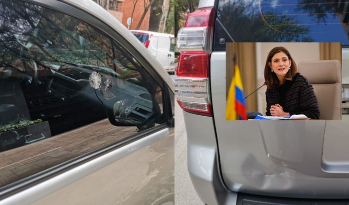 Vehículo de ministra de Transporte fue atacado tras presentación de segunda línea de Metro