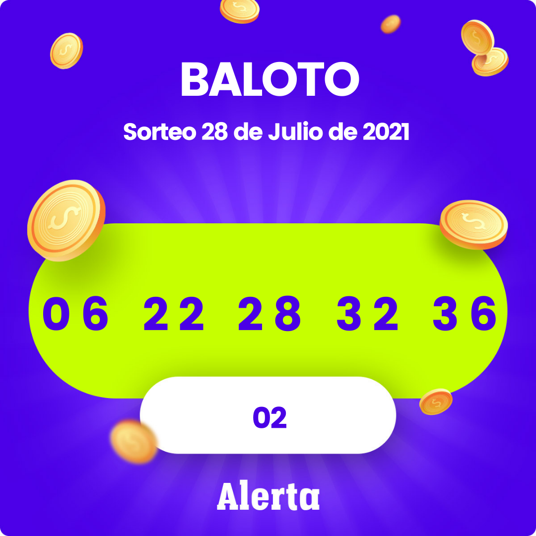 Baloto hoy: resultado miércoles 28 de julio