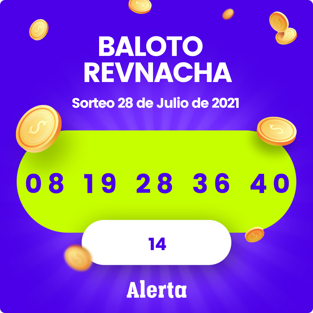 Baloto Revancha hoy: resultado miércoles 28 de julio