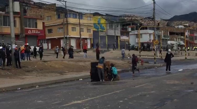 Enfrentamientos en Usme