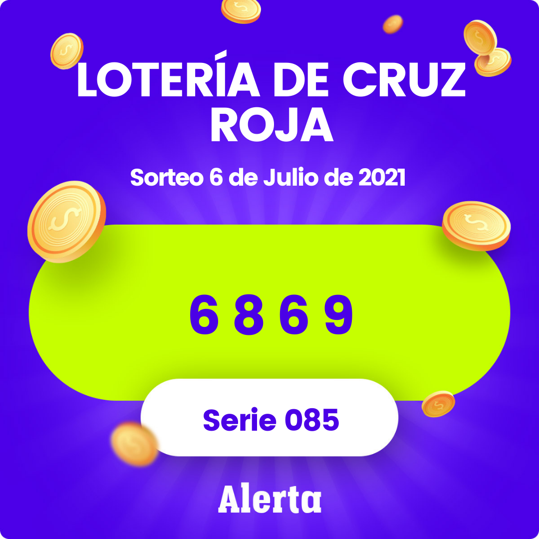 Lotería Cruz Roja: último sorteo 6 de julio 2021