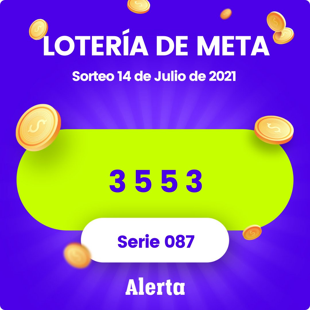 Lotería del Meta resultados miércoles 14 de julio