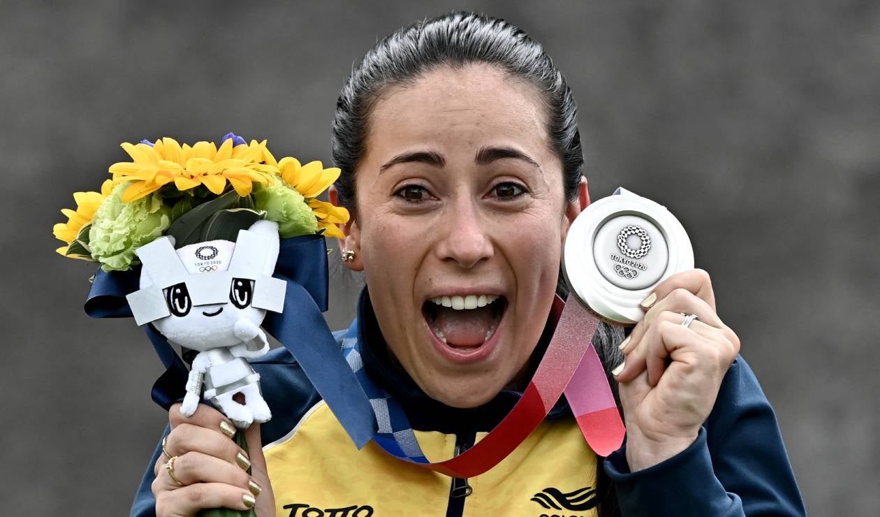 Mariana Pajón ganó medalla de plata en los Juegos Olímpicos de Tokio
