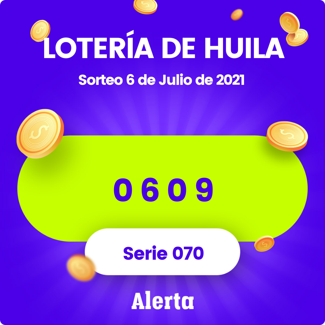 Resultado lotería Huila