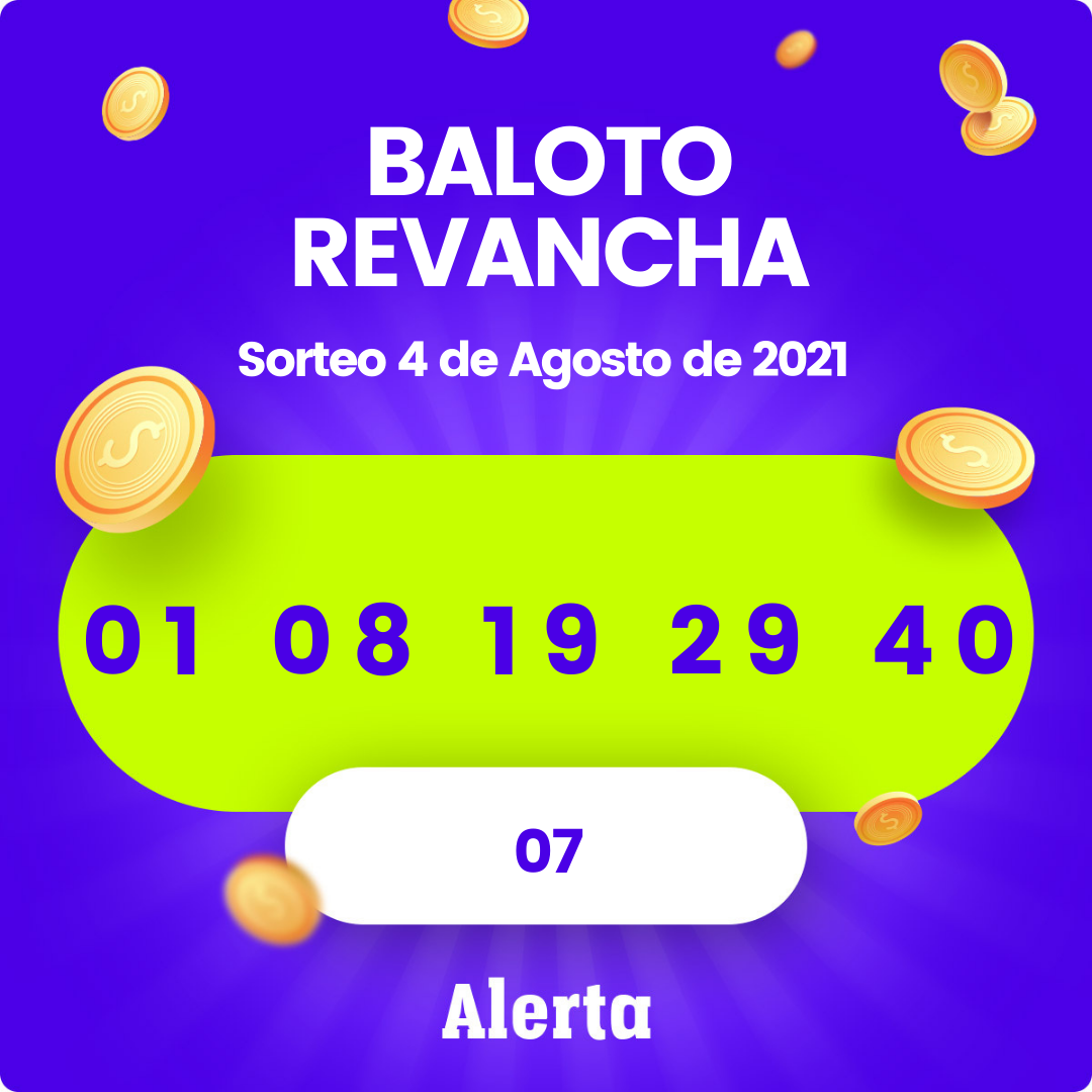 Baloto Revancha hoy: resultado miércoles 4 de agosto