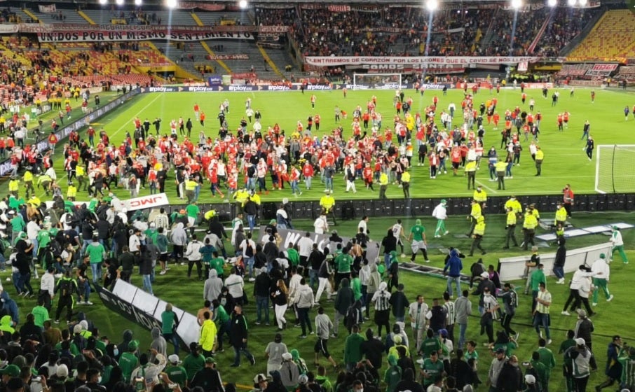 Enfrentamiento en El Campín