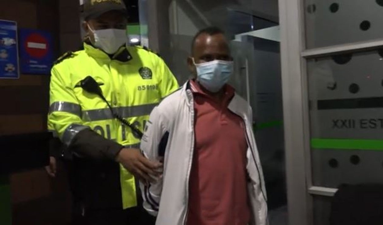 Capturado con granadas en Bogotá