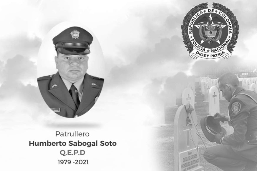 Humberto Sabogal, policía asesinado