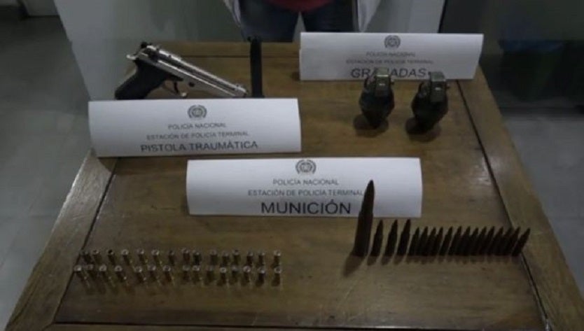 Tremendo arsenal le hallaron a hombre