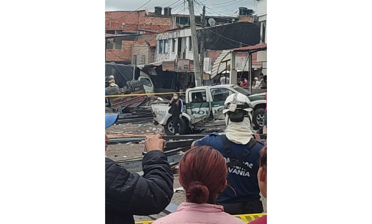 accidente en la vía Bogotá-Silvania