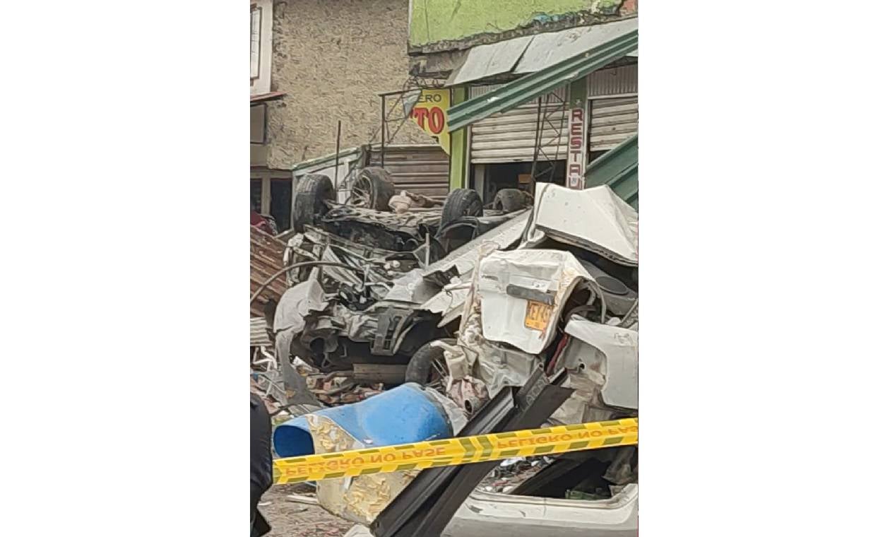 accidente en la vía Bogotá-Silvania