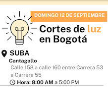 Cortes de Luz-Bogotá-12 de septiembre